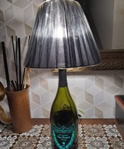 Lampada Bottiglia DomPerignon Vintage con etichetta luminosa