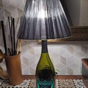 Lampada Bottiglia DomPerignon Vintage con etichetta luminosa