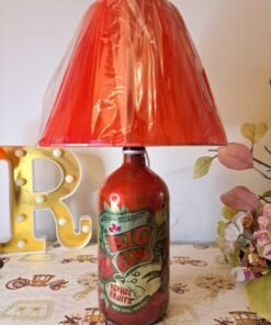 Lampada Bottiglia Big Gino Rossa