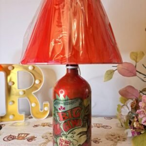 Lampada Bottiglia Big Gino Rossa