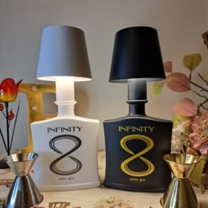 Lampada Luminosa Infinity Gin Black & White