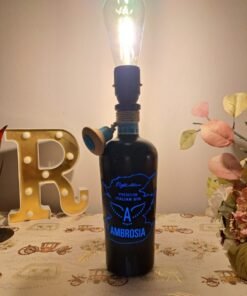 Bottiglia Etichetta Luminosa Ambrosia Gin