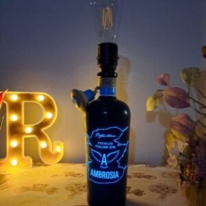 Bottiglia Etichetta Luminosa Ambrosia Gin