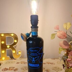 Ambrosia Gin con Etichetta Luminosa