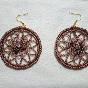 Orecchini Fatti a Mano Lavorazione Uncinetto